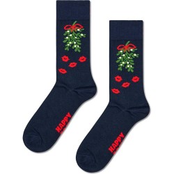 Чорапи Happy socks Mistletoe crew socks - Blue (Multicolor) чорапи,мъжки,чорапи,дамски,чорапи,happy,socks,mistletoe,crew,socks,blue,(multicolor)