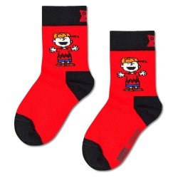 чорапи,мъжки,чорапи,дамски,чорапи,happy,socks,peanuts,charlie,brown,crew,socks,red,(multicolor)