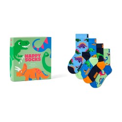 Чорапи Happy socks Wild Dinos Gift Set crew socks 4 pairs - Multicolor (Multicolor) чорапи,мъжки,чорапи,дамски,чорапи,happy,socks,wild,dinos,gift,set,crew,socks,4,pairs,multicolor,(multicolor)