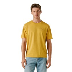 Тениска Pepe jeans Jacko short sleeve T-shirt - Yellow (Siena Yellow) тениска,мъжки,тениски,дамски,тениски,pepe,jeans,jacko,short,sleeve,t,shirt,yellow,(siena,yellow)