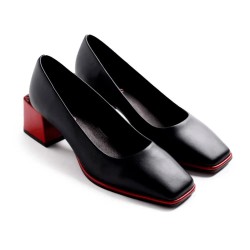 Обувки Gioseppo 80954 heel shoes - Black (Red) обувки,дамски,обувки,gioseppo,80954,heel,shoes,black,(red)