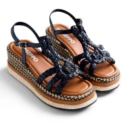 Сандали на платформа Gioseppo Harcourt wedge sandals - Black (Black) сандали,на,платформа,дамски,сандали,и,чехли,gioseppo,harcourt,wedge,sandals,black,(black)