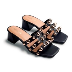 Сандали Gioseppo Whiting heel sandals - Black (Black) сандали,дамски,сандали,и,чехли,gioseppo,whiting,heel,sandals,black,(black)