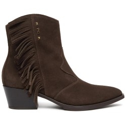 Nero giardini I617120D heel booties - Brown (Dark Brown) дамски,боти,мъжки,боти,nero,giardini,i617120d,heel,booties,brown,(dark,brown)