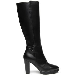 Обувки Nero giardini I617950D heel boots - Black (Black) обувки,дамски,боти,мъжки,боти,nero,giardini,i617950d,heel,boots,black,(black)