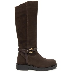 Обувки Nero giardini I618004D boots - Brown (Dark Brown) обувки,дамски,боти,мъжки,боти,nero,giardini,i618004d,boots,brown,(dark,brown)