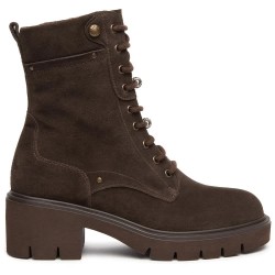 Nero giardini I618051D heel booties - Brown (Dark Brown) дамски,боти,мъжки,боти,nero,giardini,i618051d,heel,booties,brown,(dark,brown)