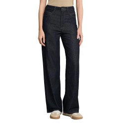 Панталони Tom tailor 1047855 Wide pants - Black (Coated Black Denim) панталони,мъжки,панталони,дамски,панталони,tom,tailor,1047855,wide,pants,black,(coated,black,denim)