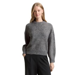 Блуза Tom tailor 1049069 sweater - Grey (Stormy Gray Melange) блуза,мъжки,пуловери,дамски,пуловери,tom,tailor,1049069,sweater,grey,(stormy,gray,melange)