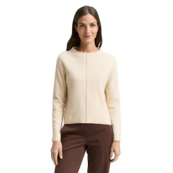 Блуза Tom tailor 1049163 sweatshirt - Beige (Sand Stone Beige Melange) блуза,дамски,блузи,tom,tailor,1049163,sweatshirt,beige,(sand,stone,beige,melange)