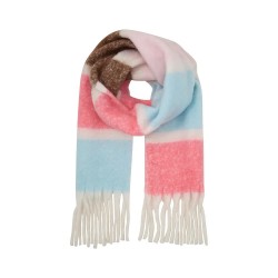 Шал Tom tailor 1049446 scarf - Multicolor (Pink Blue Stripe Design) шал,ръкавици,шапки,и,шалове,tom,tailor,1049446,scarf,multicolor,(pink,blue,stripe,design)