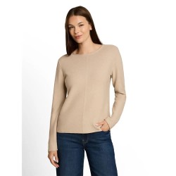 Блуза Tom tailor 1052023 sweater - Beige (Gravel Beige Melange) блуза,мъжки,пуловери,дамски,пуловери,tom,tailor,1052023,sweater,beige,(gravel,beige,melange)