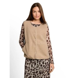 Елек Tom tailor 1053424 vest - Beige (Gravel Beige) елек,дамски,жилетки,tom,tailor,1053424,vest,beige,(gravel,beige)