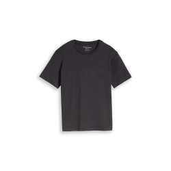 Тениска Tom tailor 1054249 short sleeve T-shirt - Black (Coal Grey) тениска,мъжки,тениски,дамски,тениски,tom,tailor,1054249,short,sleeve,t,shirt,black,(coal,grey)