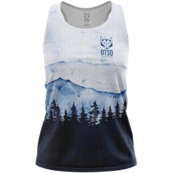 Тениска Otso Sleeveless T-shirt - Grey (Blue Forest) тениска,мъжки,тениски,дамски,тениски,otso,sleeveless,t,shirt,grey,(blue,forest)