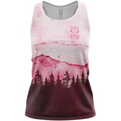 Тениска Otso Sleeveless T-shirt - Pink (Pink Forest) тениска,мъжки,тениски,дамски,тениски,otso,sleeveless,t,shirt,pink,(pink,forest)