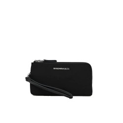 Mandarina duck Hunter double holder woman wallet - Black (Black) портфейли,и,портмонета,mandarina,duck,hunter,double,holder,woman,wallet,black,(black)