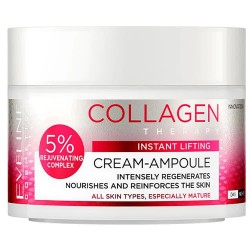 Eveline Collagen Therapy Instant Lifting Day&Night 50ml facial treatment - Clear специфични,козметични,продукти,eveline,collagen,therapy,instant,lifting,day&night,50ml,facial,treatment,clear
