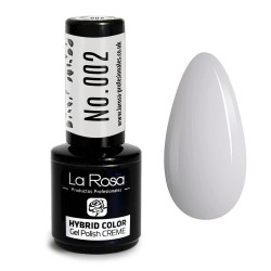 La rosa Hybrid Color No 002 Pearl nail polish - White специфични,козметични,продукти,la,rosa,hybrid,color,no,002,pearl,nail,polish,white