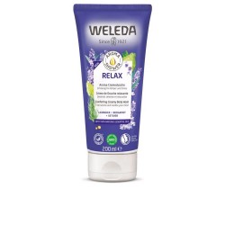 хигиена,тяло,weleda,relax,lavender,200ml,shower,gel,blue