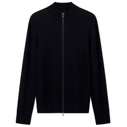 Жилетка Armani exchange XM001279_AF10454 cardigan refurbished - Black (Deep Navy) жилетка,мъжки,пуловери,дамски,пуловери,armani,exchange,xm001279,af10454,cardigan,refurbished,black,(deep,navy)