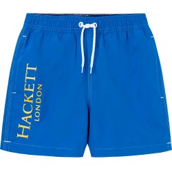 Бански гащета Hackett Branded Volley swimming shorts - Blue (Blue) бански,гащета,детски,бански,костюми,hackett,branded,volley,swimming,shorts,blue,(blue)