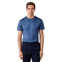 Тениска Hackett HM5000153 short sleeve T-shirt - Blue (Airforce Blue) тениска,мъжки,тениски,дамски,тениски,hackett,hm5000153,short,sleeve,t,shirt,blue,(airforce,blue)