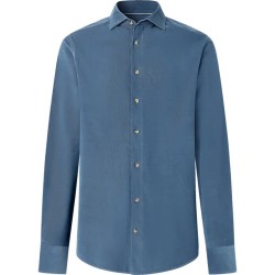 Риза с дълъг ръкав Hackett Smart Babycord long sleeve shirt - Blue (Airforce Blue) риза,с,дълъг,ръкав,дамски,ризи,мъжки,ризи,hackett,smart,babycord,long,sleeve,shirt,blue,(airforce,blue)
