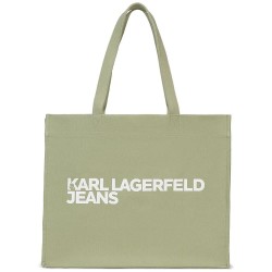 Пазарска чанта Karl lagerfeld jeans A1W50002 Shopper Bag - Green (Tea) пазарска,чанта,всички,чанти,karl,lagerfeld,jeans,a1w50002,shopper,bag,green,(tea)