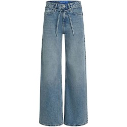 Дънки Karl lagerfeld jeans B3W10035 Relaxed Fit high waist jeans - Blue (Mid Blue) дънки,мъжки,панталони,дамски,панталони,karl,lagerfeld,jeans,b3w10035,relaxed,fit,high,waist,jeans,blue,(mid,blue)