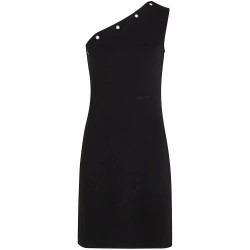 Рокля Karl lagerfeld jeans B3W13009 sleeveless short dress - Black (Black) рокля,дамски,поли,и,рокли,karl,lagerfeld,jeans,b3w13009,sleeveless,short,dress,black,(black)