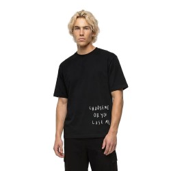 Тениска Karl lagerfeld jeans B4M17073 short sleeve T-shirt - Black (Black) тениска,мъжки,тениски,дамски,тениски,karl,lagerfeld,jeans,b4m17073,short,sleeve,t,shirt,black,(black)