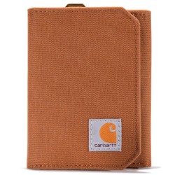 портфейли,и,портмонета,carhartt,nylon,duck,woman,wallet,refurbished,brown,(brown)