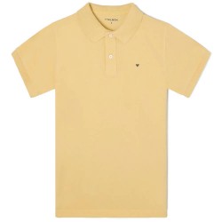 дамски,блузи,с,яка,мъжки,блузи,с,яка,silbon,plain,classic,short,sleeve,polo,yellow,(yellow)
