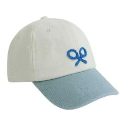 Юношеска шапка Silbon Tri-Color Racket junior cap - White (Yellow) юношеска,шапка,всички,шапки,silbon,tri,color,racket,junior,cap,white,(yellow)