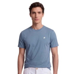 Тениска Silbon Pen Marker short sleeve T-shirt - Blue (Oil) тениска,мъжки,тениски,дамски,тениски,silbon,pen,marker,short,sleeve,t,shirt,blue,(oil)
