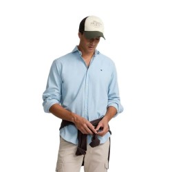 Риза с дълъг ръкав Silbon Sport Denim Regular Fit long sleeve shirt - Blue (Light Blue) риза,с,дълъг,ръкав,дамски,ризи,мъжки,ризи,silbon,sport,denim,regular,fit,long,sleeve,shirt,blue,(light,blue)