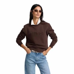 блуза,дамски,блузи,silbon,sweatshirt,brown,(brown)