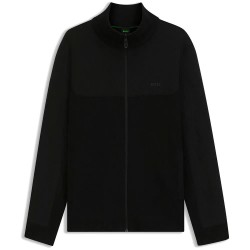Блуза BOSS Teddy HY 10281868 GREEN full zip sweatshirt - Black (Black) блуза,мъжки,пуловери,boss,teddy,hy,10281868,green,full,zip,sweatshirt,black,(black)