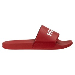 HUGO Leix 10285591 RED slides - Red (Medium Red) мъжки,джапанки,и,чехли,дамски,сандали,и,чехли,hugo,leix,10285591,red,slides,red,(medium,red)
