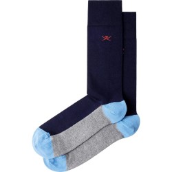 Чорапи Hackett Colour Block long socks - Blue (Ink Blue) чорапи,мъжки,чорапи,дамски,чорапи,hackett,colour,block,long,socks,blue,(ink,blue)