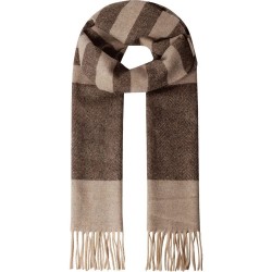 Шал Hackett HM0400130 scarf - Brown (Beige) шал,ръкавици,шапки,и,шалове,hackett,hm0400130,scarf,brown,(beige)