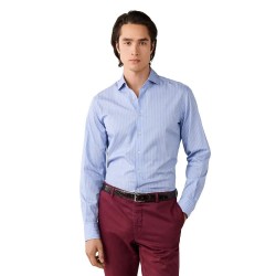 Риза с дълъг ръкав Hackett HM3010863 long sleeve shirt - Blue (Light Blue) риза,с,дълъг,ръкав,дамски,ризи,мъжки,ризи,hackett,hm3010863,long,sleeve,shirt,blue,(light,blue)