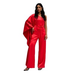 Гащеризон Salsa jeans 21012091 sleeveless jumpsuit - Red (Red) гащеризон,дамски,гащеризони,salsa,jeans,21012091,sleeveless,jumpsuit,red,(red)