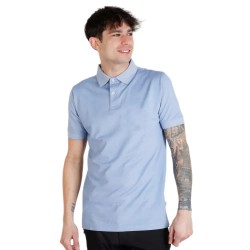Newwood Ciro Cotton Poly short sleeve polo - Blue (Chambray) дамски,блузи,с,яка,мъжки,блузи,с,яка,newwood,ciro,cotton,poly,short,sleeve,polo,blue,(chambray)