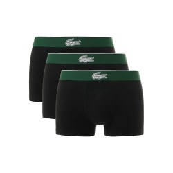 Боксерки Lacoste 5H0925-00 Trunk boxers 3 units - Black (Black) боксерки,мъжко,бельо,lacoste,5h0925,00,trunk,boxers,3,units,black,(black)