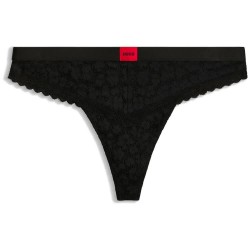 HUGO Savana 10282672 RED thong - Black (Black) дамско,бельо,дамски,бикини,и,танкини,hugo,savana,10282672,red,thong,black,(black)