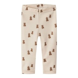 Name it Nilo Nun leggings - Beige (Turtledove / Teddy Bear) детски,клинове,name,it,nilo,nun,leggings,beige,(turtledove,teddy,bear)