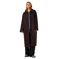 Палто Noisy may Alicia coat - Brown (Chocolate Brown / Melange) палто,мъжки,якета,noisy,may,alicia,coat,brown,(chocolate,brown,melange)
