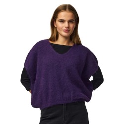 блуза,мъжки,пуловери,дамски,пуловери,pieces,allie,short,sleeve,sweater,purple,(acai,melange)